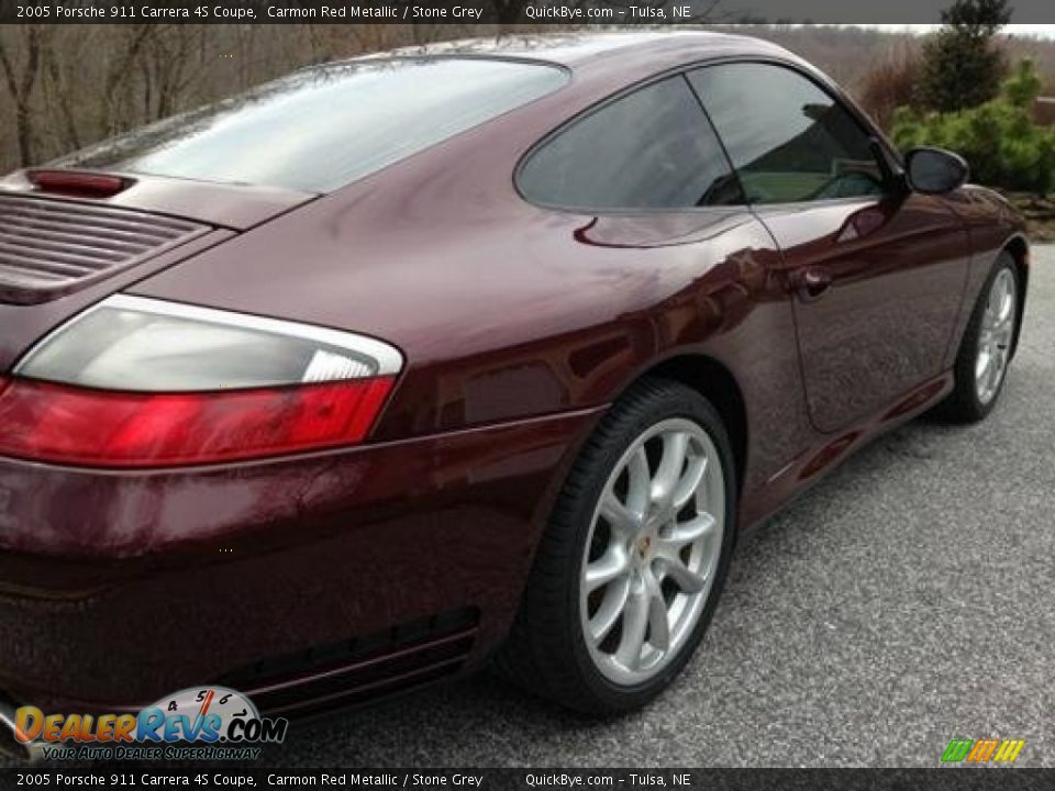 2005 Porsche 911 Carrera 4S Coupe Carmon Red Metallic / Stone Grey Photo #21