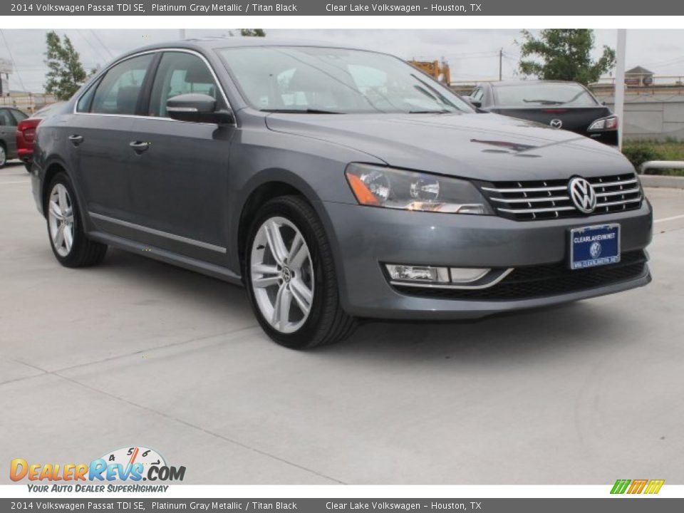 2014 Volkswagen Passat TDI SE Platinum Gray Metallic / Titan Black Photo #1