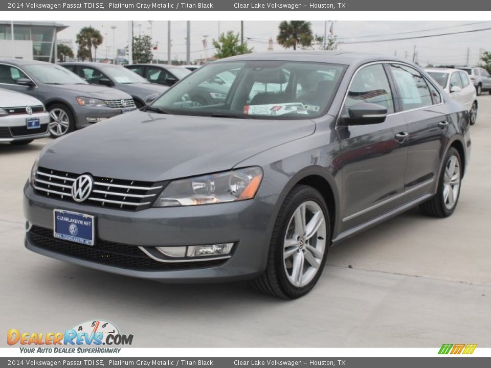 2014 Volkswagen Passat TDI SE Platinum Gray Metallic / Titan Black Photo #3