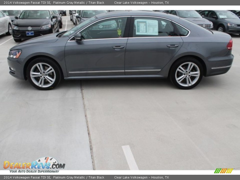 2014 Volkswagen Passat TDI SE Platinum Gray Metallic / Titan Black Photo #4