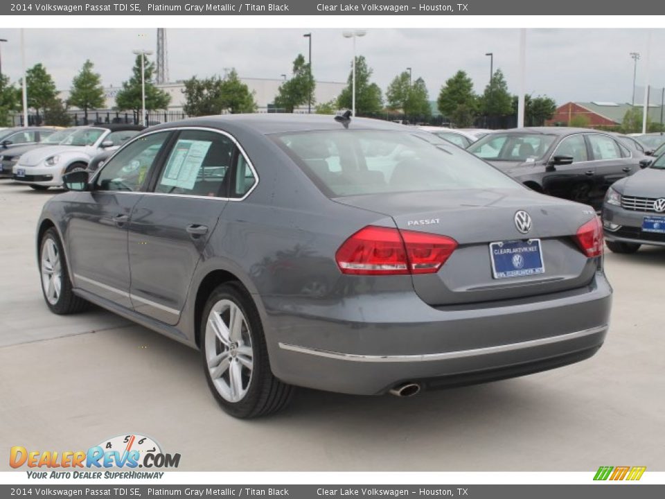 2014 Volkswagen Passat TDI SE Platinum Gray Metallic / Titan Black Photo #7