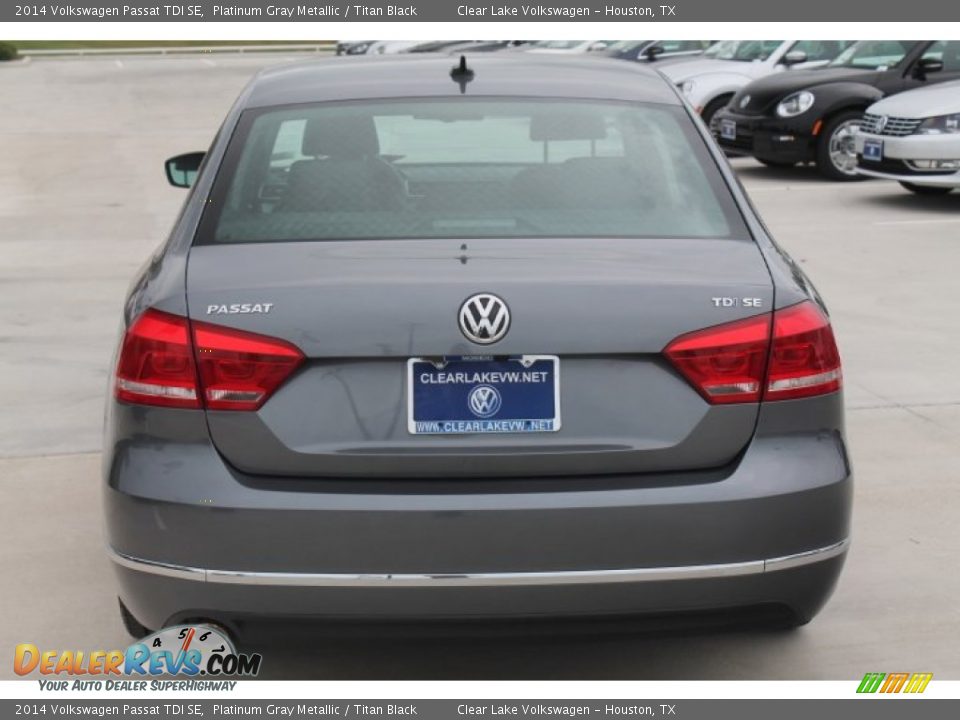 2014 Volkswagen Passat TDI SE Platinum Gray Metallic / Titan Black Photo #8