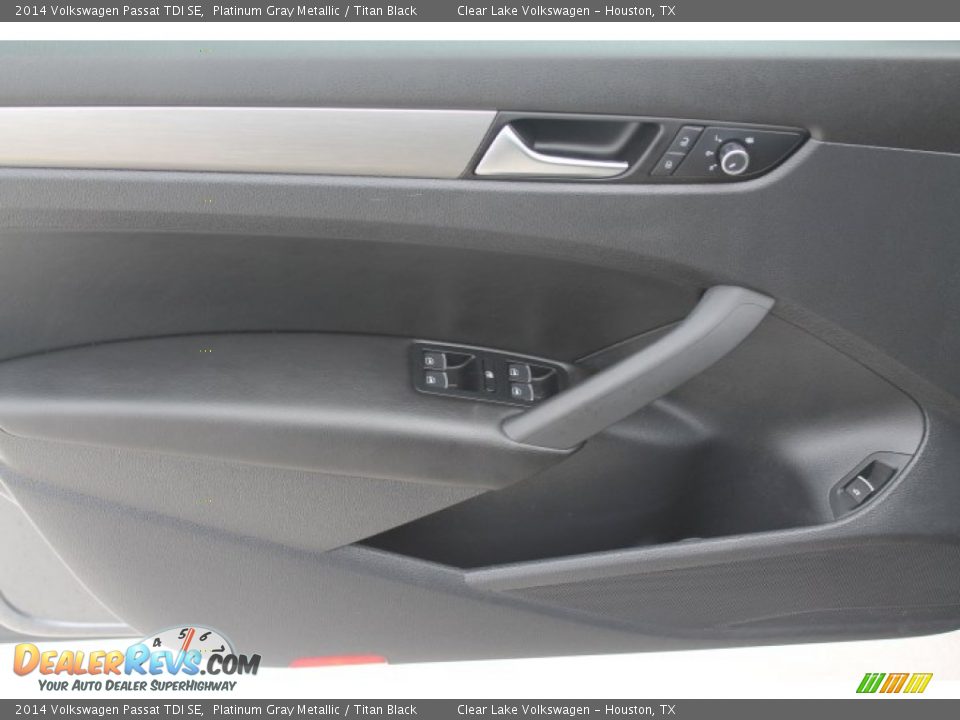 2014 Volkswagen Passat TDI SE Platinum Gray Metallic / Titan Black Photo #13