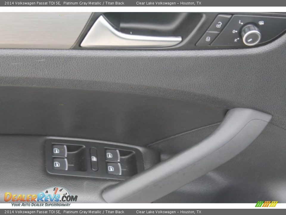 2014 Volkswagen Passat TDI SE Platinum Gray Metallic / Titan Black Photo #14