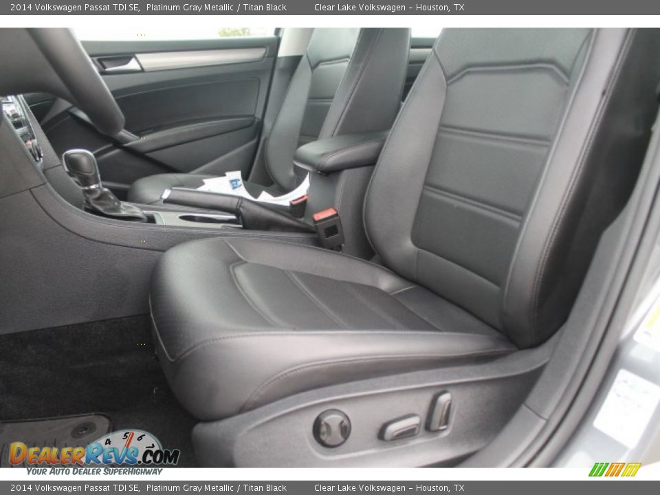 2014 Volkswagen Passat TDI SE Platinum Gray Metallic / Titan Black Photo #16