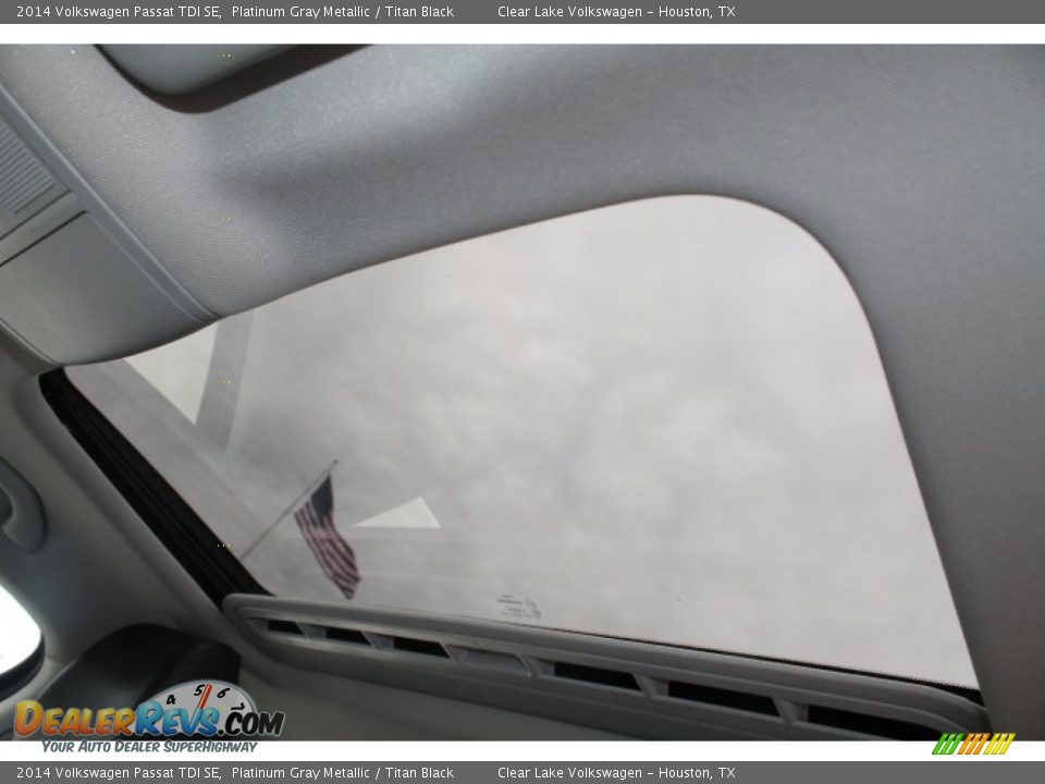 2014 Volkswagen Passat TDI SE Platinum Gray Metallic / Titan Black Photo #17