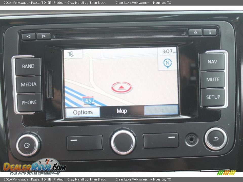 2014 Volkswagen Passat TDI SE Platinum Gray Metallic / Titan Black Photo #22