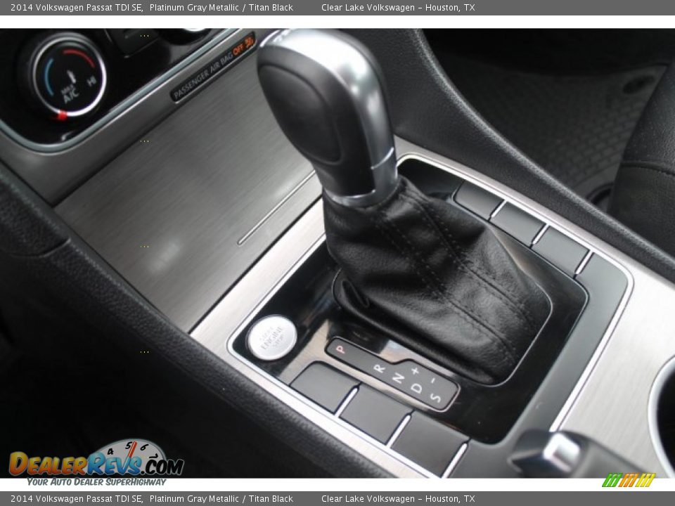 2014 Volkswagen Passat TDI SE Platinum Gray Metallic / Titan Black Photo #26