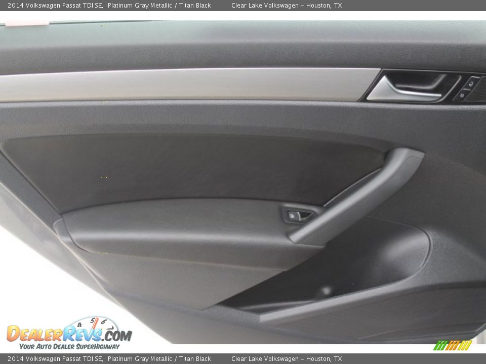 2014 Volkswagen Passat TDI SE Platinum Gray Metallic / Titan Black Photo #32