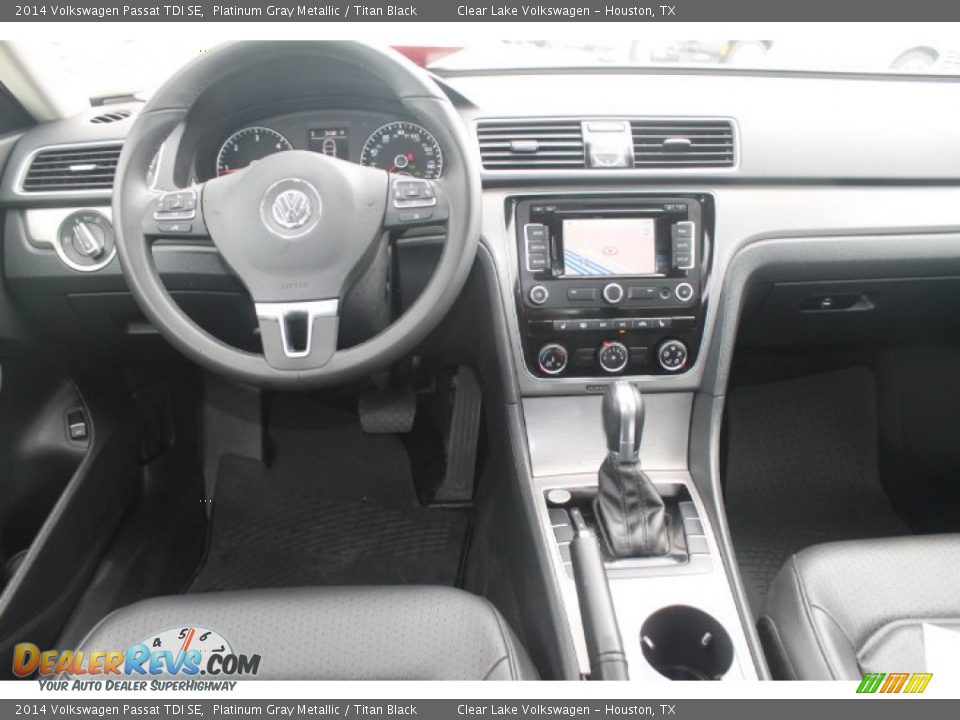 2014 Volkswagen Passat TDI SE Platinum Gray Metallic / Titan Black Photo #35