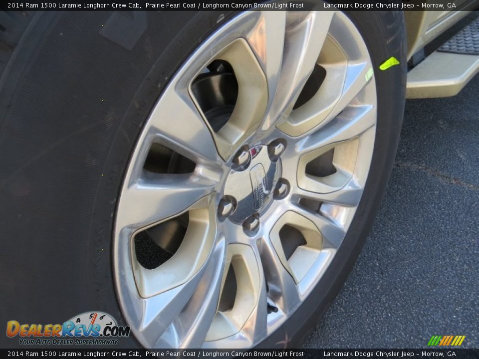 2014 Ram 1500 Laramie Longhorn Crew Cab Prairie Pearl Coat / Longhorn Canyon Brown/Light Frost Photo #5