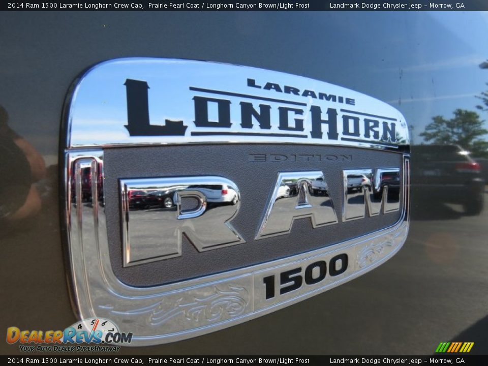 2014 Ram 1500 Laramie Longhorn Crew Cab Prairie Pearl Coat / Longhorn Canyon Brown/Light Frost Photo #6