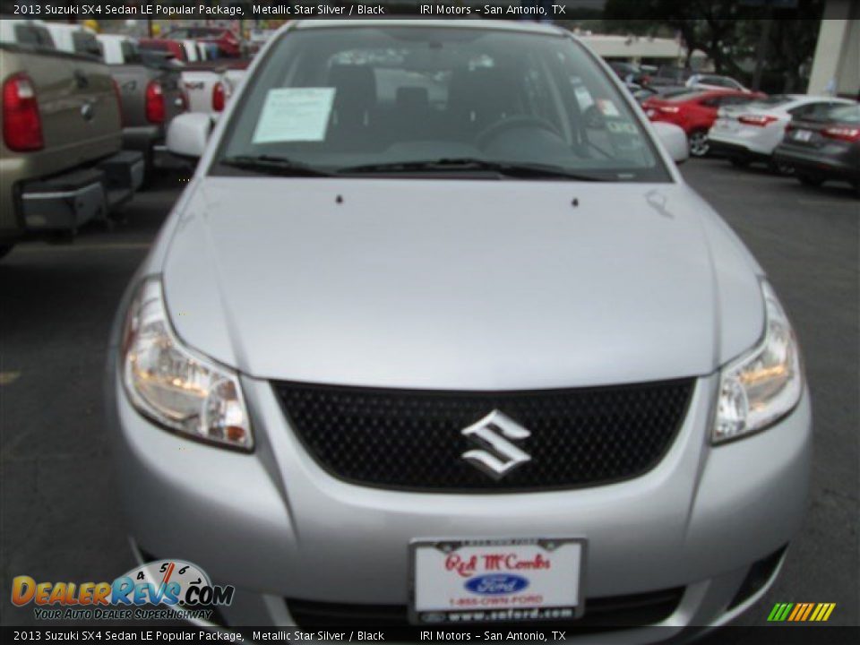 2013 Suzuki SX4 Sedan LE Popular Package Metallic Star Silver / Black Photo #2