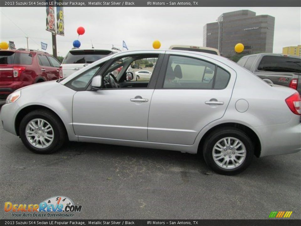 2013 Suzuki SX4 Sedan LE Popular Package Metallic Star Silver / Black Photo #3