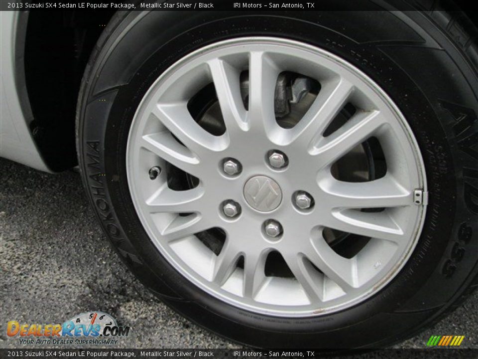 2013 Suzuki SX4 Sedan LE Popular Package Metallic Star Silver / Black Photo #4