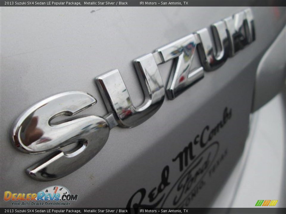 2013 Suzuki SX4 Sedan LE Popular Package Metallic Star Silver / Black Photo #6