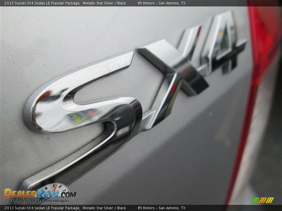 2013 Suzuki SX4 Sedan LE Popular Package Metallic Star Silver / Black Photo #7
