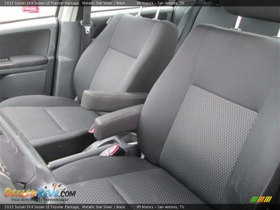 2013 Suzuki SX4 Sedan LE Popular Package Metallic Star Silver / Black Photo #9
