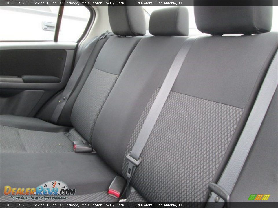 2013 Suzuki SX4 Sedan LE Popular Package Metallic Star Silver / Black Photo #10