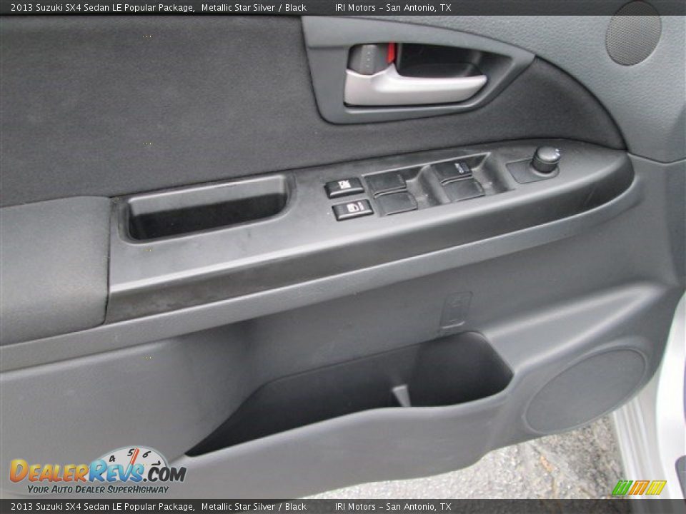 2013 Suzuki SX4 Sedan LE Popular Package Metallic Star Silver / Black Photo #13