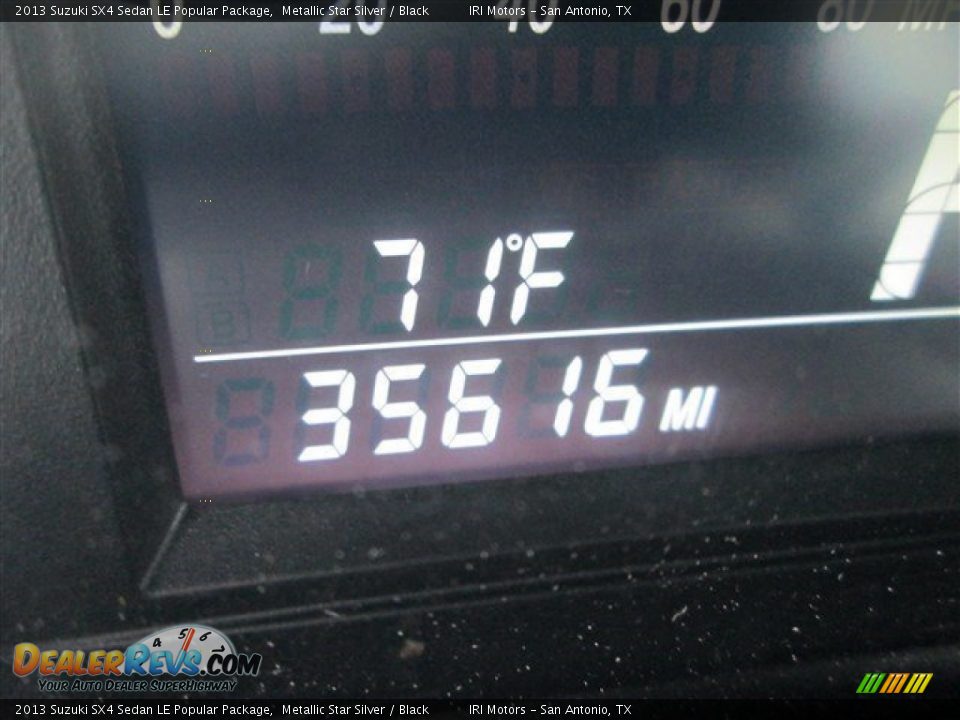 2013 Suzuki SX4 Sedan LE Popular Package Metallic Star Silver / Black Photo #15