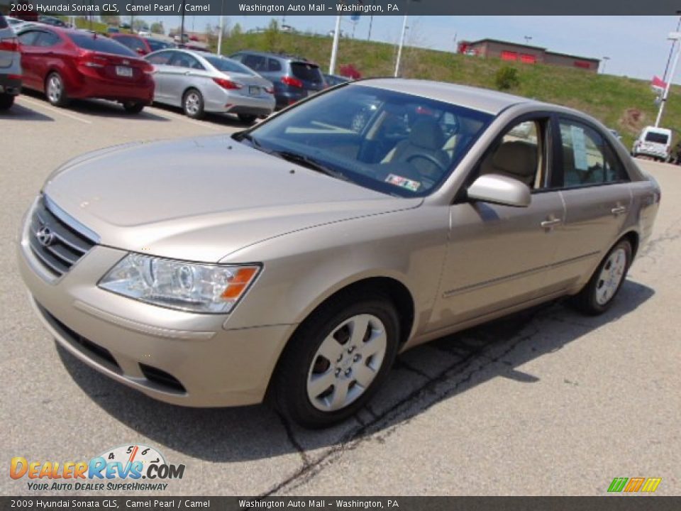 2009 Hyundai Sonata GLS Camel Pearl / Camel Photo #5