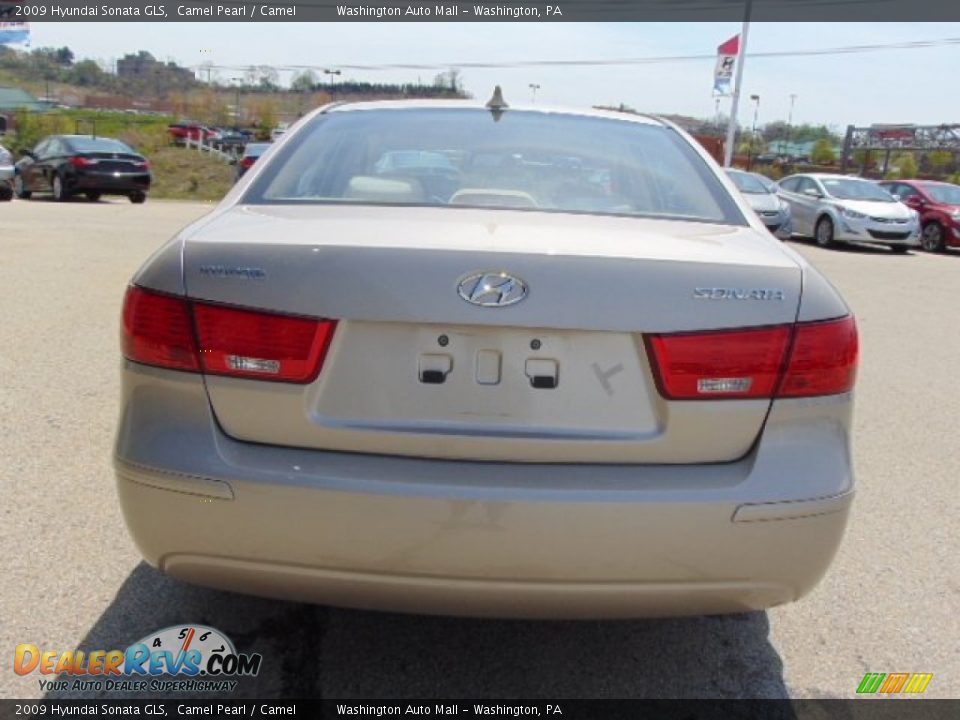 2009 Hyundai Sonata GLS Camel Pearl / Camel Photo #8