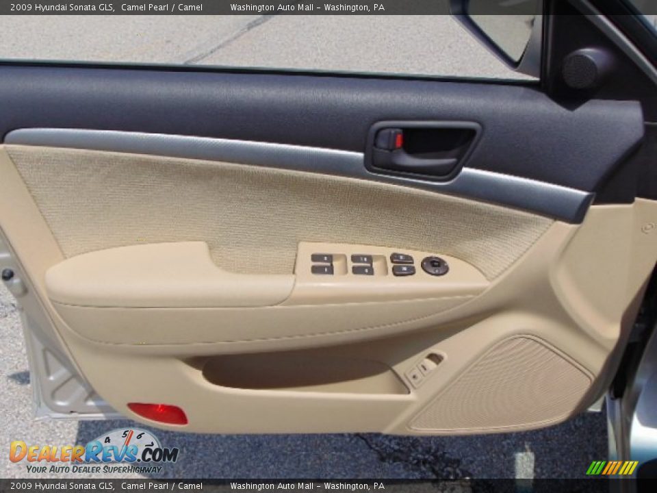 2009 Hyundai Sonata GLS Camel Pearl / Camel Photo #9