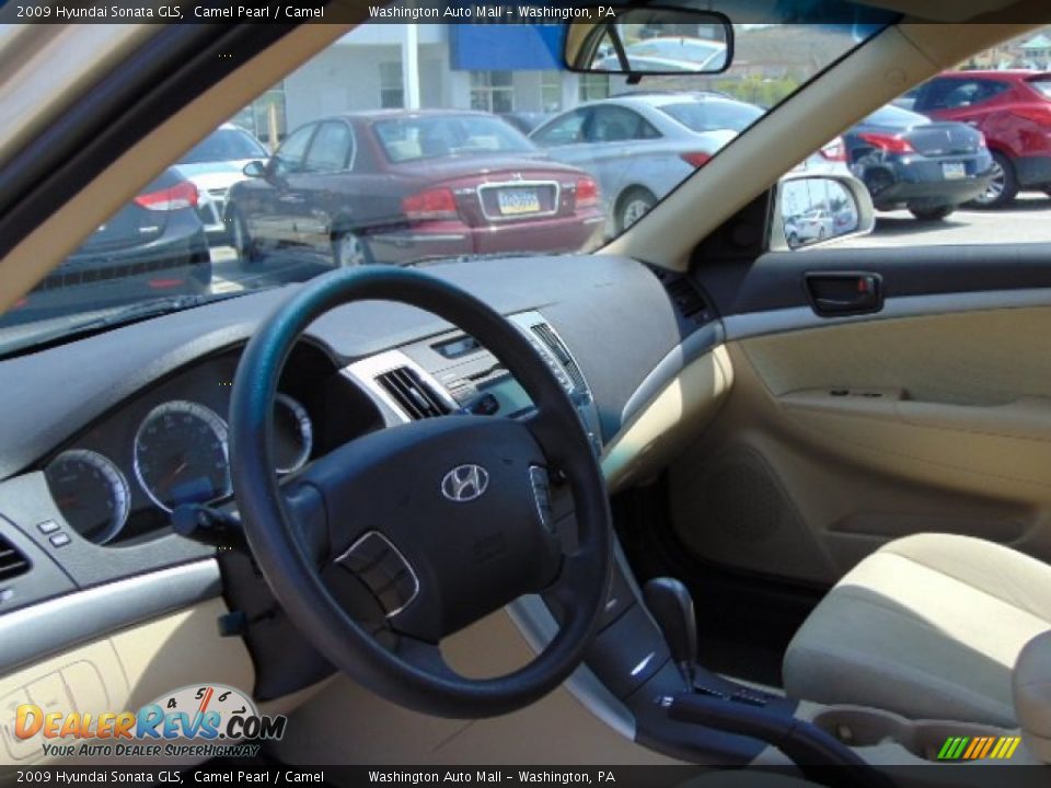 2009 Hyundai Sonata GLS Camel Pearl / Camel Photo #10