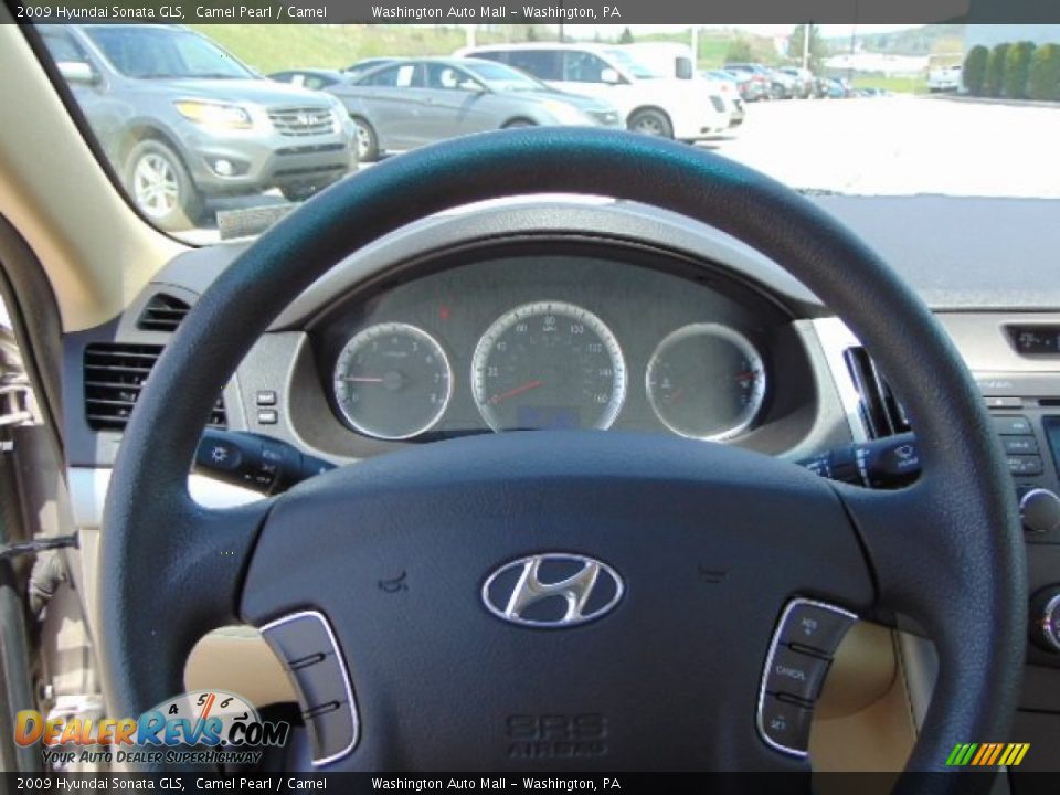 2009 Hyundai Sonata GLS Camel Pearl / Camel Photo #16