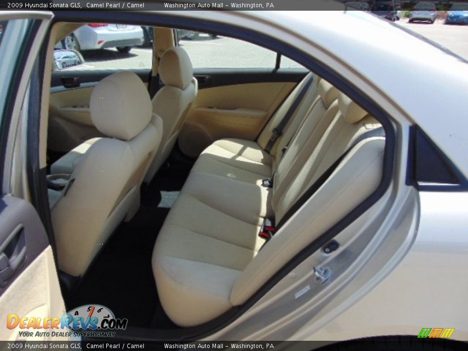 2009 Hyundai Sonata GLS Camel Pearl / Camel Photo #17