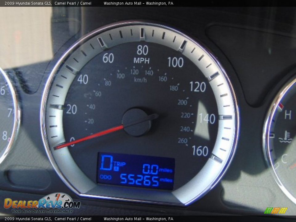2009 Hyundai Sonata GLS Camel Pearl / Camel Photo #20