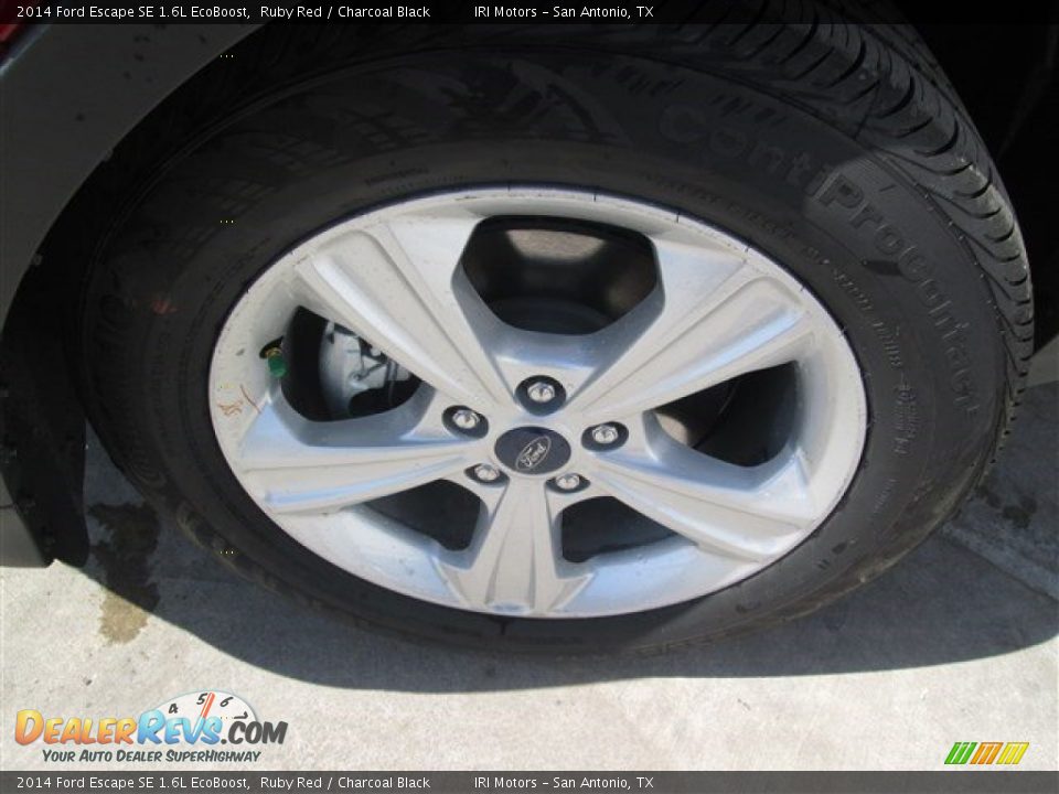 2014 Ford Escape SE 1.6L EcoBoost Ruby Red / Charcoal Black Photo #4