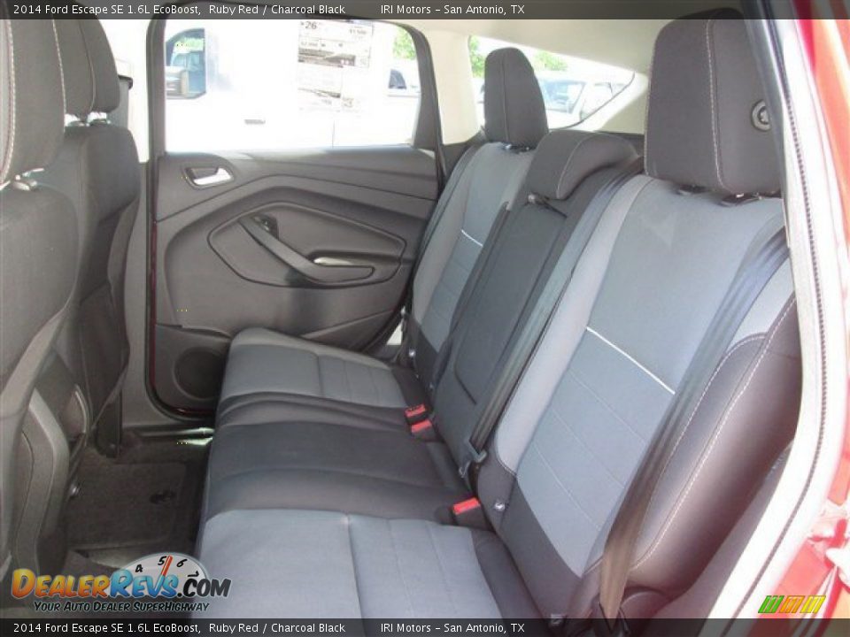 2014 Ford Escape SE 1.6L EcoBoost Ruby Red / Charcoal Black Photo #11