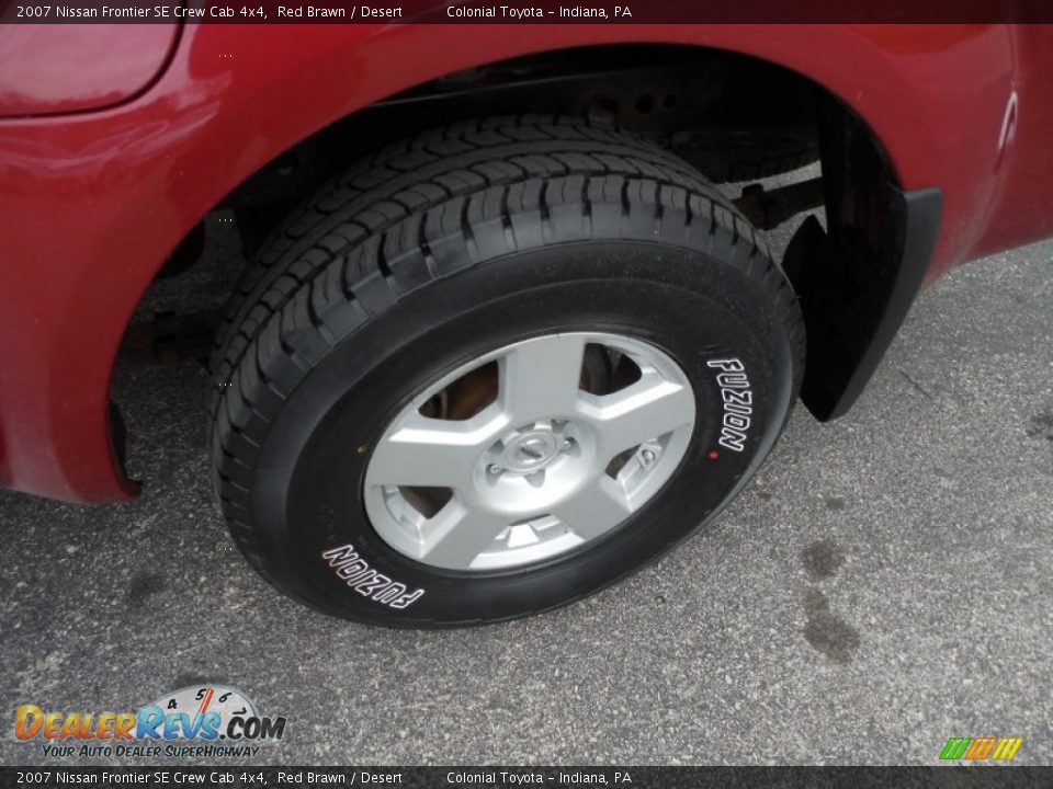 2007 Nissan Frontier SE Crew Cab 4x4 Red Brawn / Desert Photo #3
