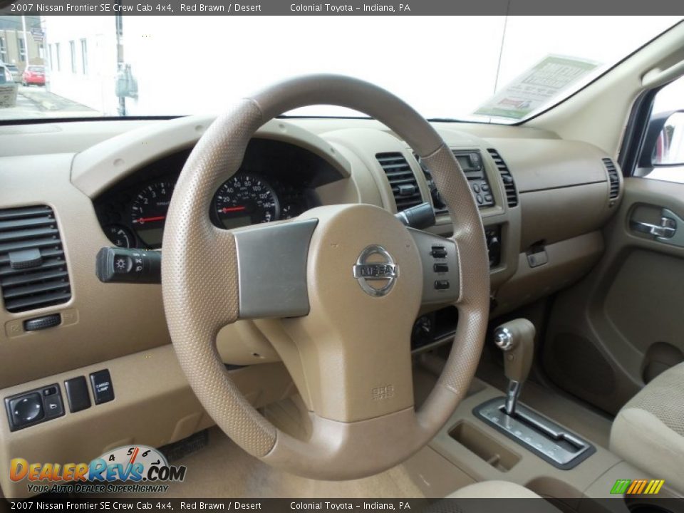 2007 Nissan Frontier SE Crew Cab 4x4 Red Brawn / Desert Photo #15