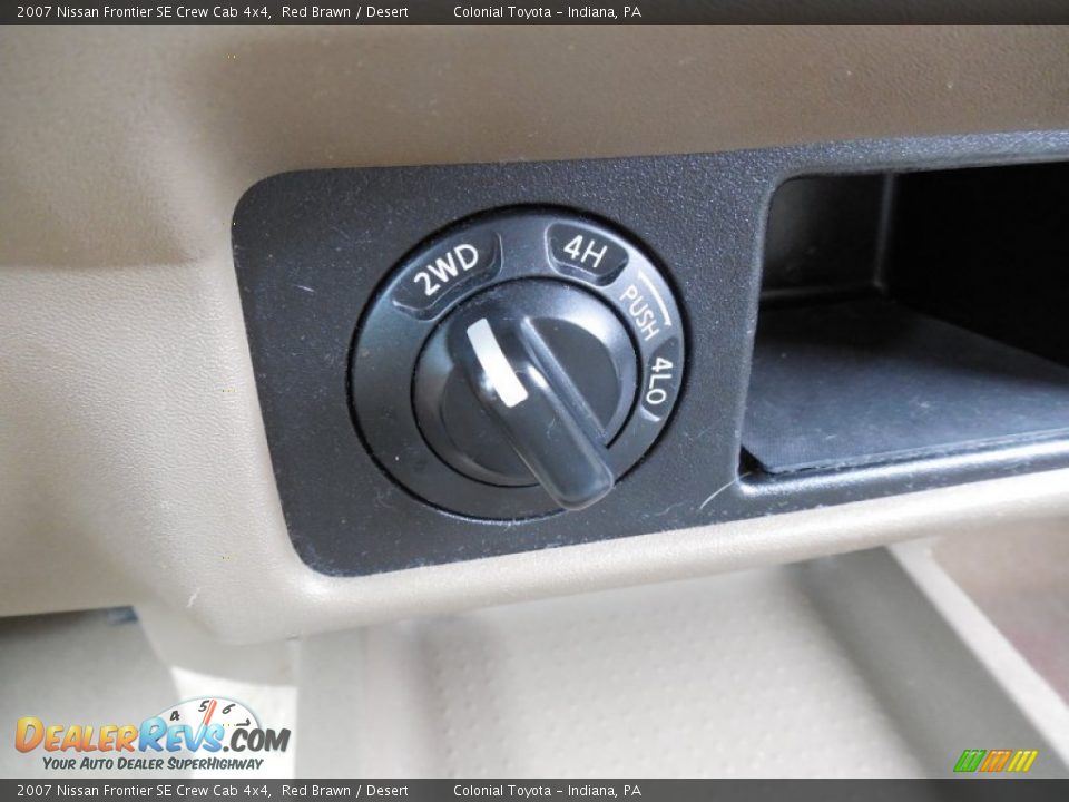 2007 Nissan Frontier SE Crew Cab 4x4 Red Brawn / Desert Photo #18