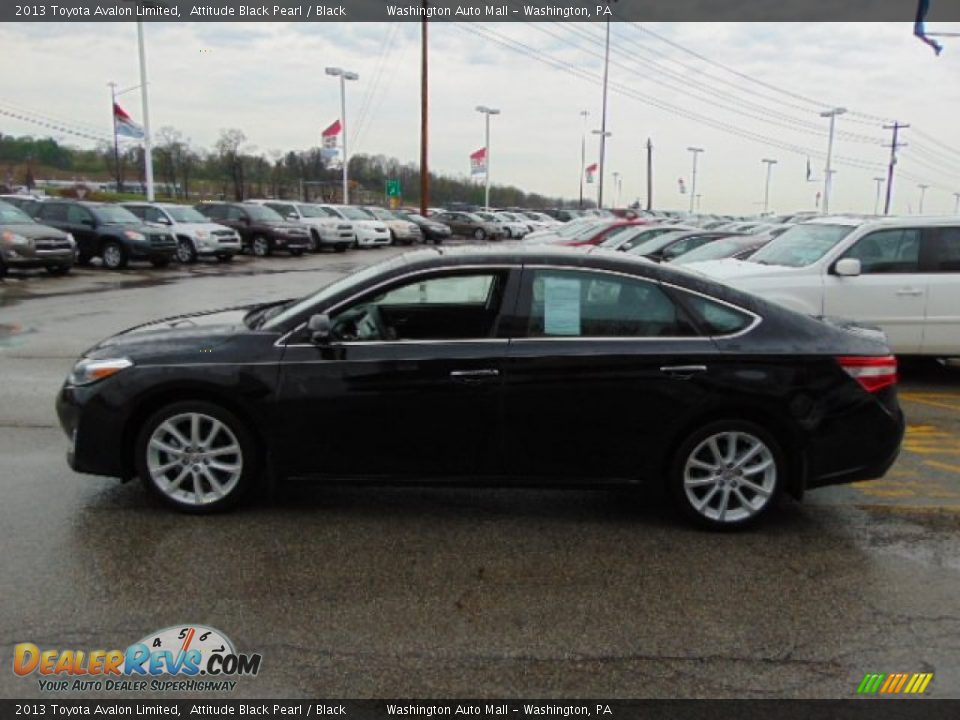 2013 Toyota Avalon Limited Attitude Black Pearl / Black Photo #7