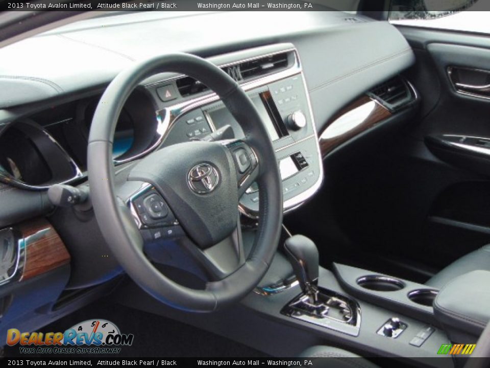 2013 Toyota Avalon Limited Attitude Black Pearl / Black Photo #9