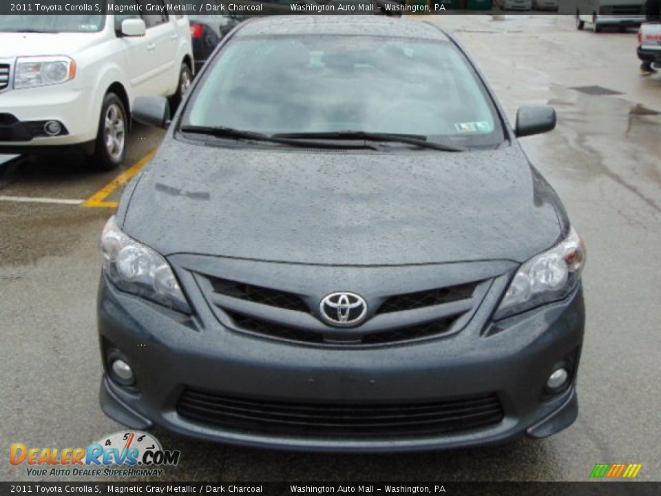 2011 Toyota Corolla S Magnetic Gray Metallic / Dark Charcoal Photo #4