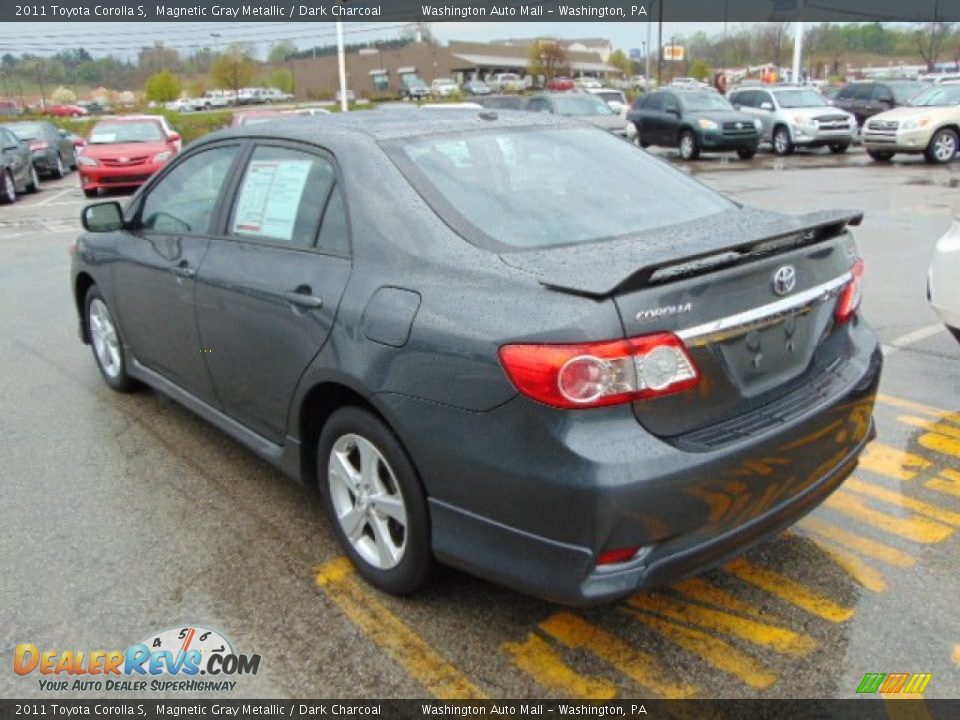 2011 Toyota Corolla S Magnetic Gray Metallic / Dark Charcoal Photo #7