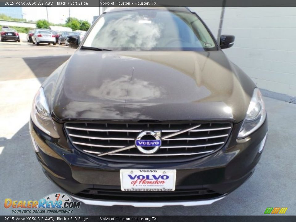 2015 Volvo XC60 3.2 AWD Black / Soft Beige Photo #2