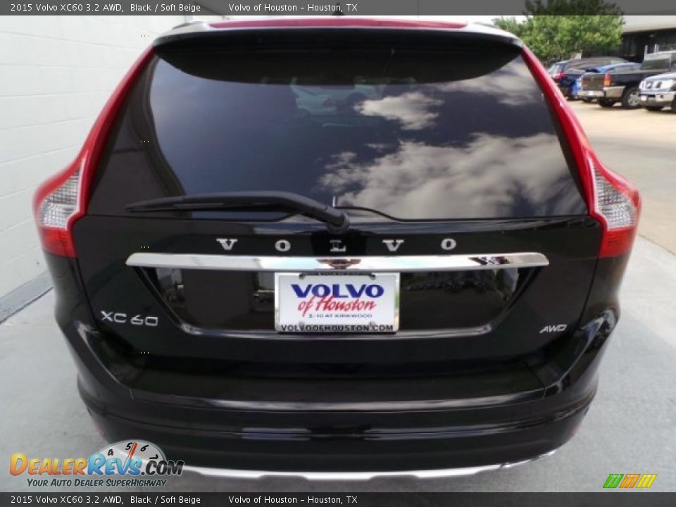 2015 Volvo XC60 3.2 AWD Black / Soft Beige Photo #4