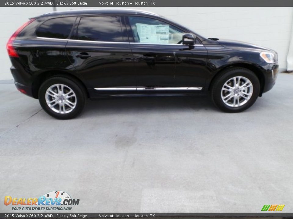 2015 Volvo XC60 3.2 AWD Black / Soft Beige Photo #6