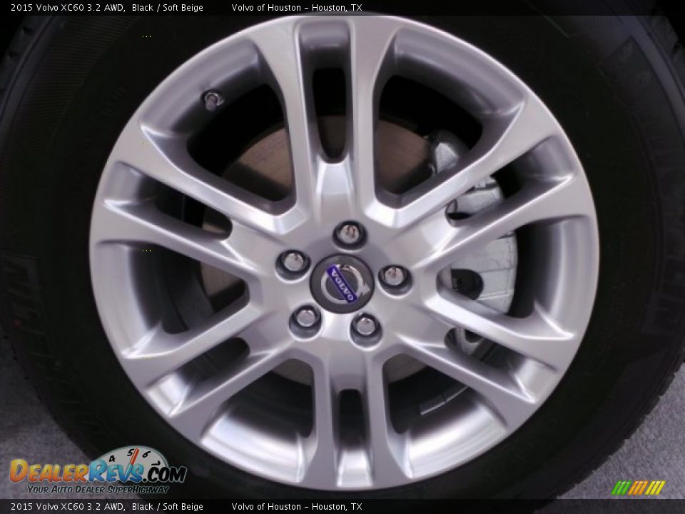 2015 Volvo XC60 3.2 AWD Black / Soft Beige Photo #7
