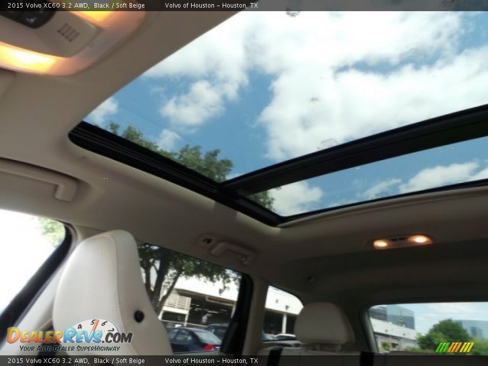 2015 Volvo XC60 3.2 AWD Black / Soft Beige Photo #15