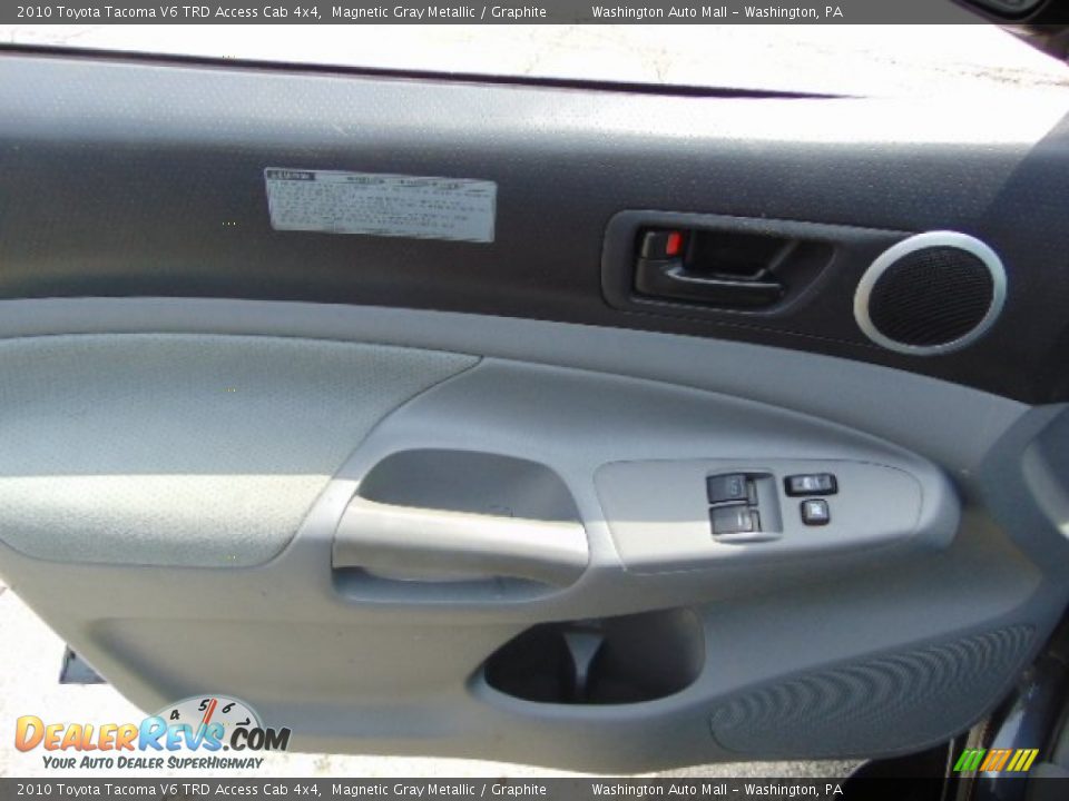 2010 Toyota Tacoma V6 TRD Access Cab 4x4 Magnetic Gray Metallic / Graphite Photo #14