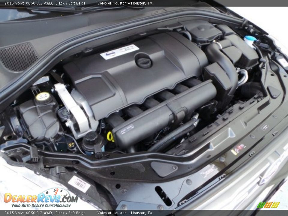 2015 Volvo XC60 3.2 AWD Black / Soft Beige Photo #28