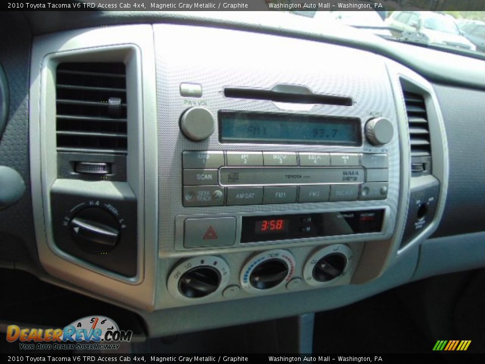 2010 Toyota Tacoma V6 TRD Access Cab 4x4 Magnetic Gray Metallic / Graphite Photo #15