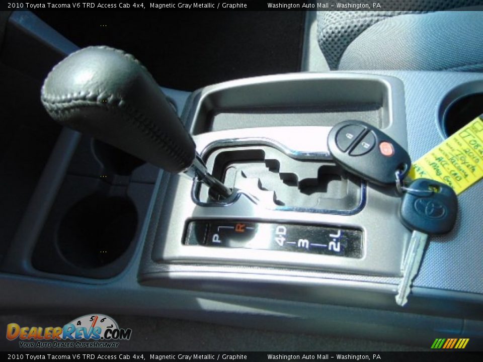 2010 Toyota Tacoma V6 TRD Access Cab 4x4 Magnetic Gray Metallic / Graphite Photo #16